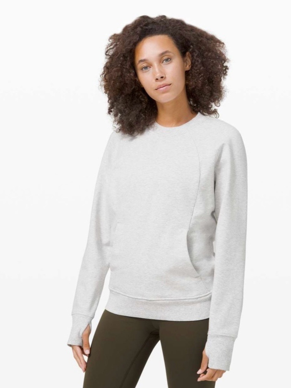 Lululemon Scuba Crew
Heathered Core Ultra Light Grey 4